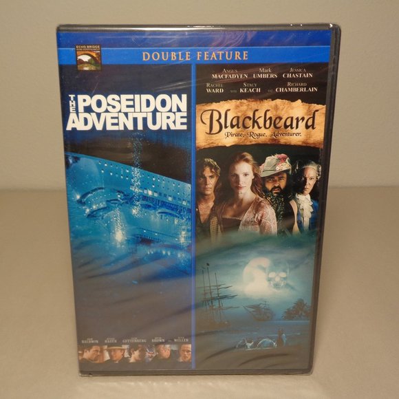 THE POSEIDON ADVENTURE / BLACKBEARD New DVD Double Feature - Picture 1 of 9